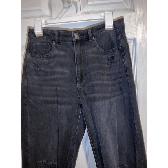 AMERICAN EAGLE Highest Rise 90s Boyfriend Straight Leg Distressed Jeans … - Picture 4 of 16